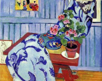 Henri Emile Benoit Matisse : still life with geraniums